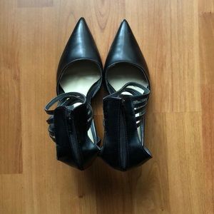 Black Ankle Strap Heels